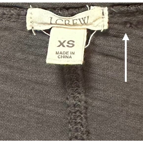 2/$30 J. Crew Embellished Jeweled Beaded Applique Top Gray 27742 Size XS - Picture 10 of 13